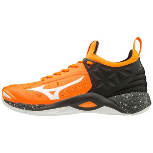 Dámské Volejbalové Boty Mizuno Wave Momentum Oranžové/Černé